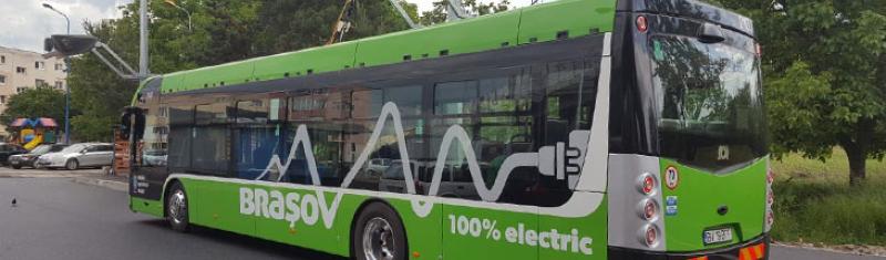 electric bus in Brasov